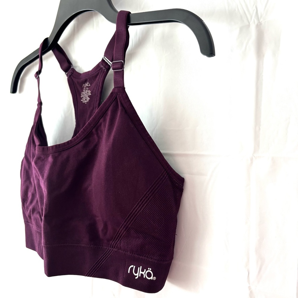 NWOT Ryka Deep Purple Sports Bra SZ XL - Picture 3 of 9